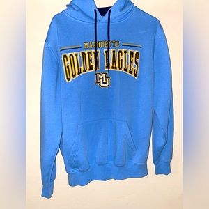 Marquette golden eagles sweatshirt. Mens medium.  Like new condition. Light blue